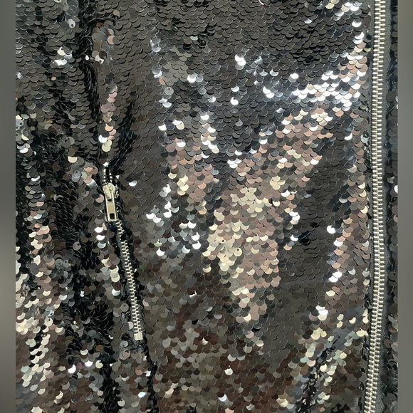 NWOT sequin moto jacket - Picture 12 of 12